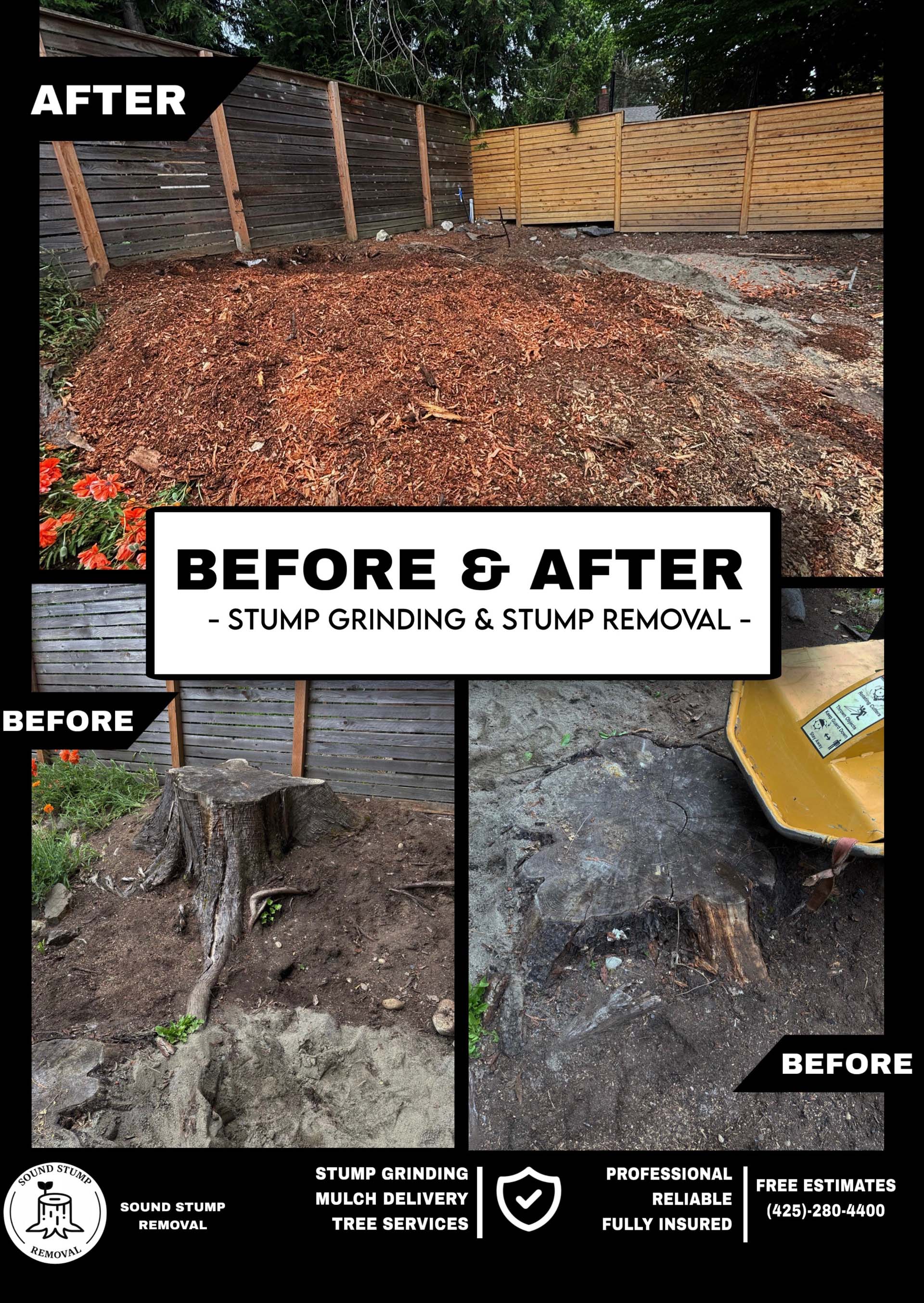 Grinding Multiple Stumps 