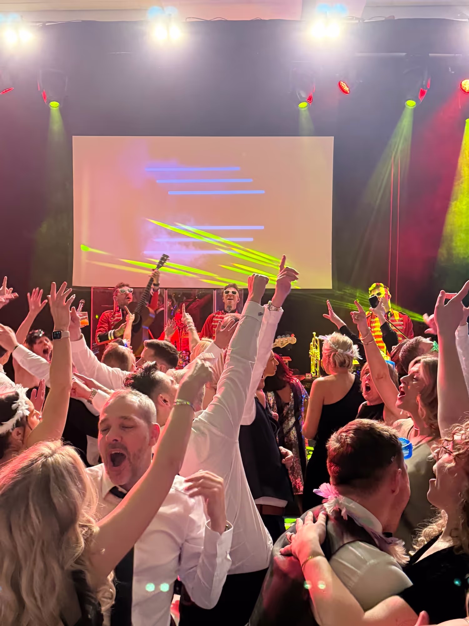 SoniQ Empires providing live band entertainment at huge high end corporate awards event.