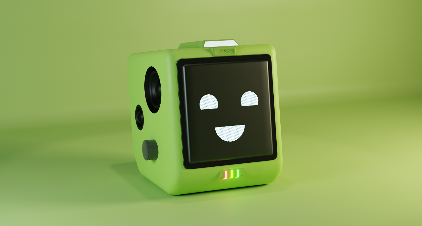 Final export of the first render of practice Bud-E