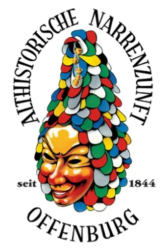 Logo der Althistorischen Narrenzunft Offenburg, eine von Kohnle & Partner geförderte kulturelle Institution.