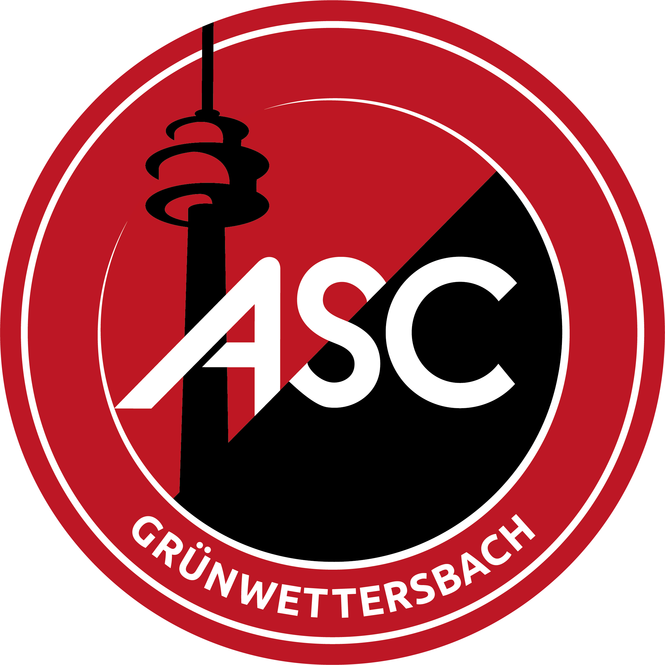 Logo des ASC Grünwettersbach, ein von Kohnle & Partner unterstützter Sportclub.