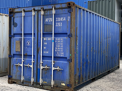 20ft Ex Shipping Container  -  APZU3384547