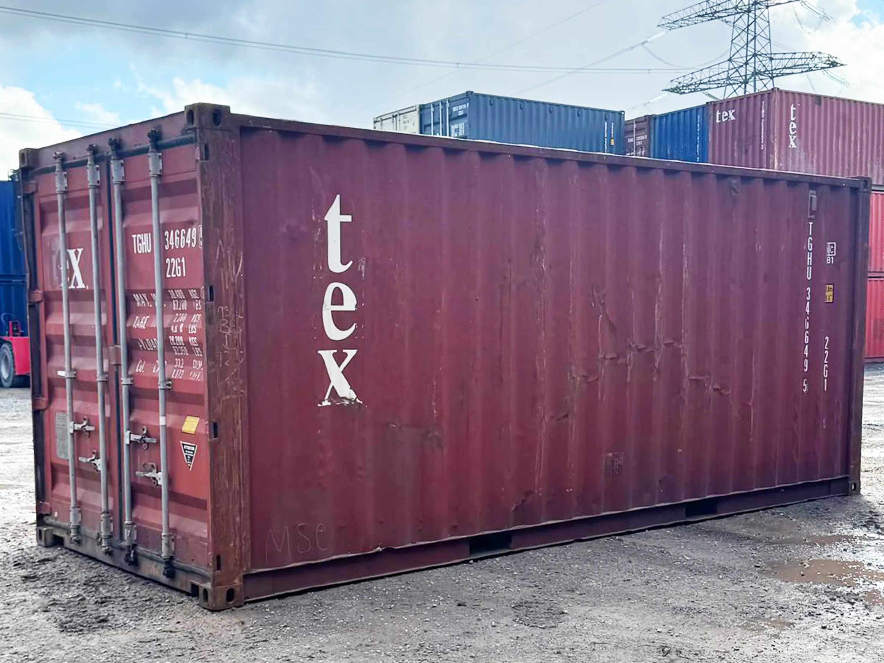 20ft Ex Shipping Container – TGHU3466495