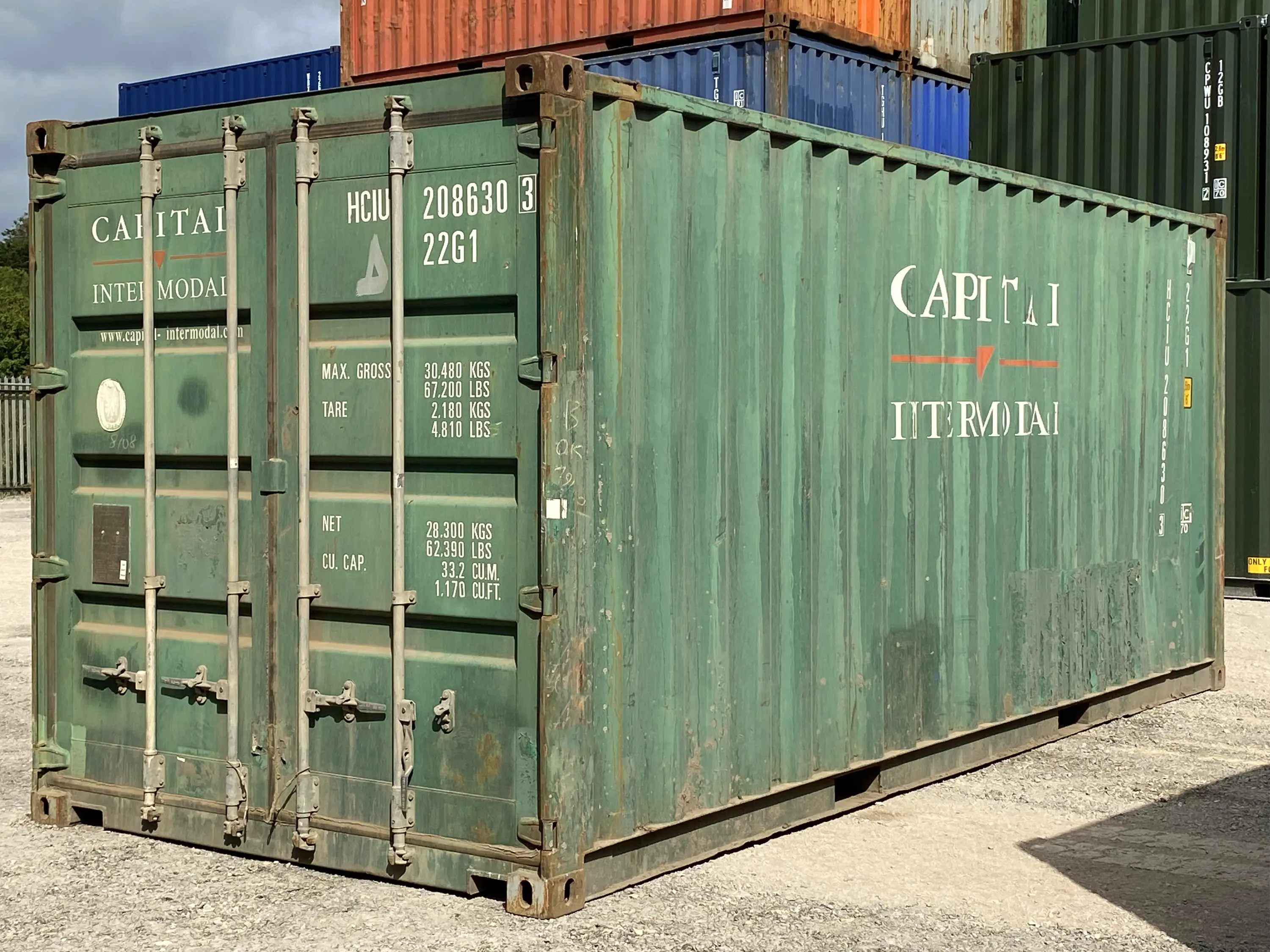 20ft Ex Shipping Container - HCIU2086303