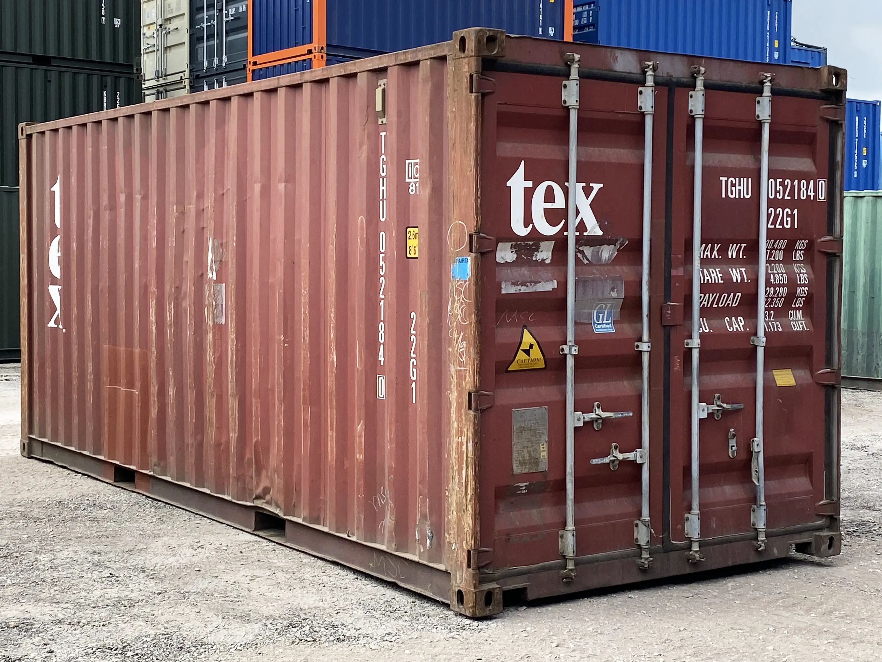 20ft Ex Shipping Container - TGHU0521840