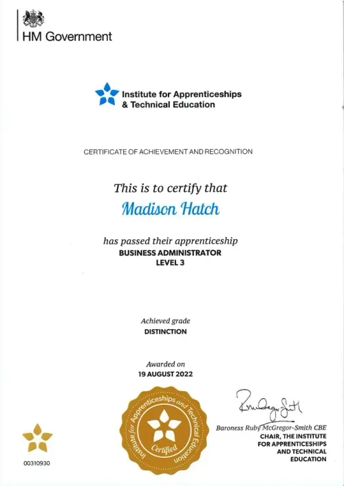 Madi's journey at Willbox: from apprentice to Hire Controller