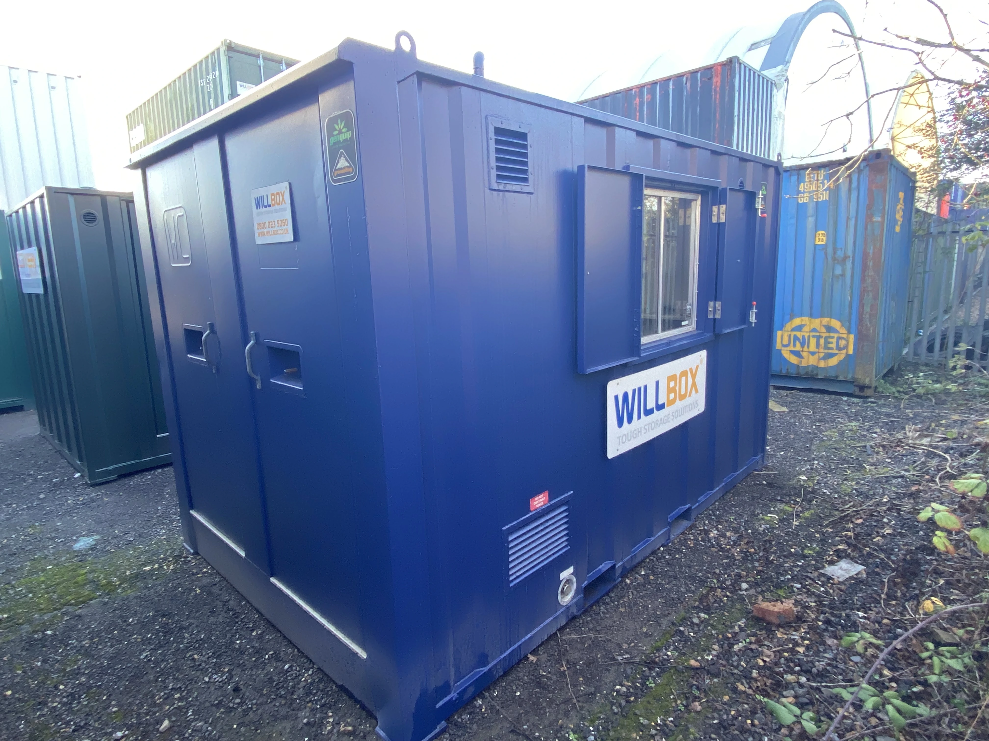 Groundhog Static Welfare Unit - 211396 Blue