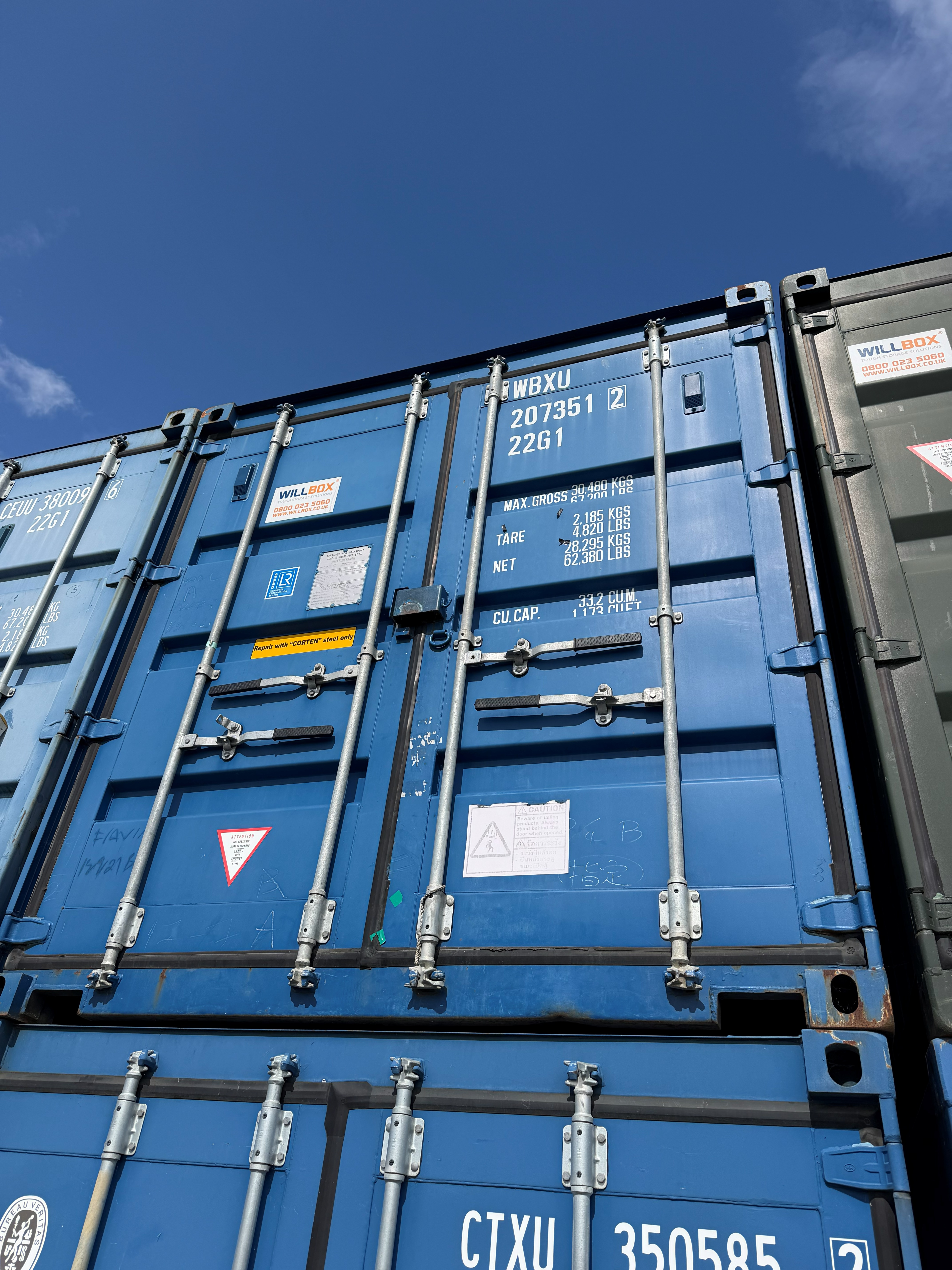 20ft Ex Shipping Container - WBXU207351