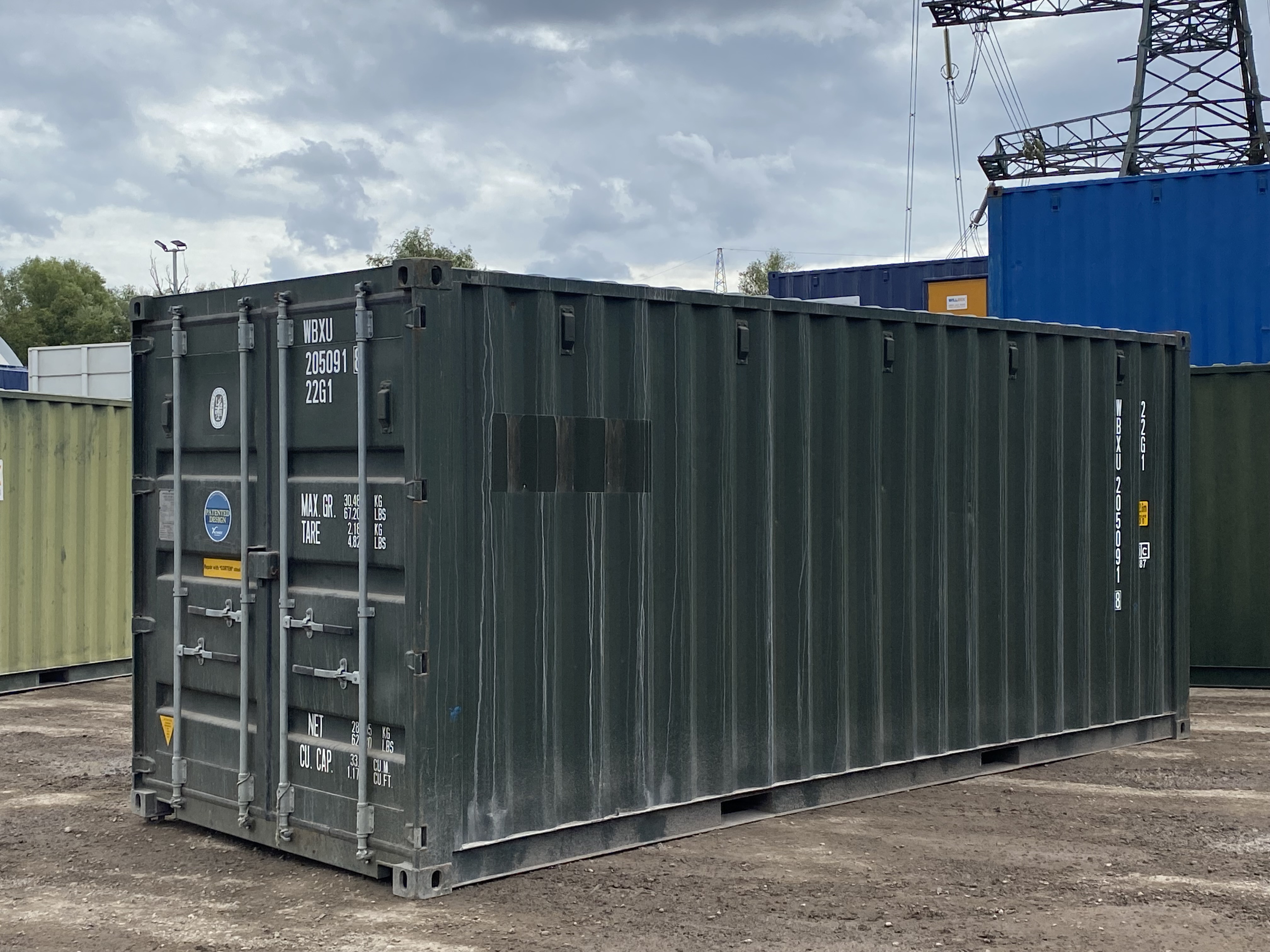 20ft Dark Green Container - WBXU2050918