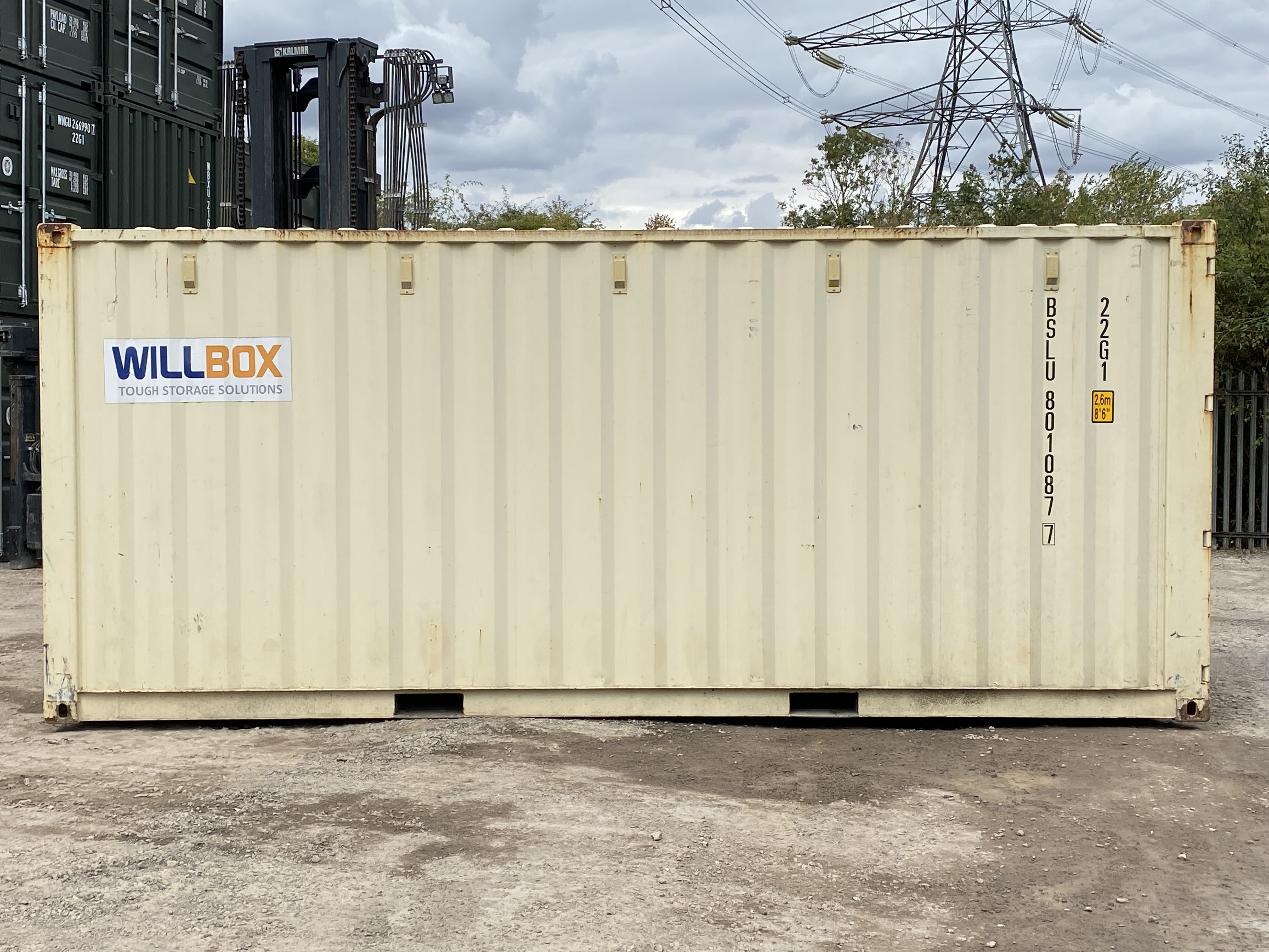 20ft Light Ivory Container - BSLU8010877