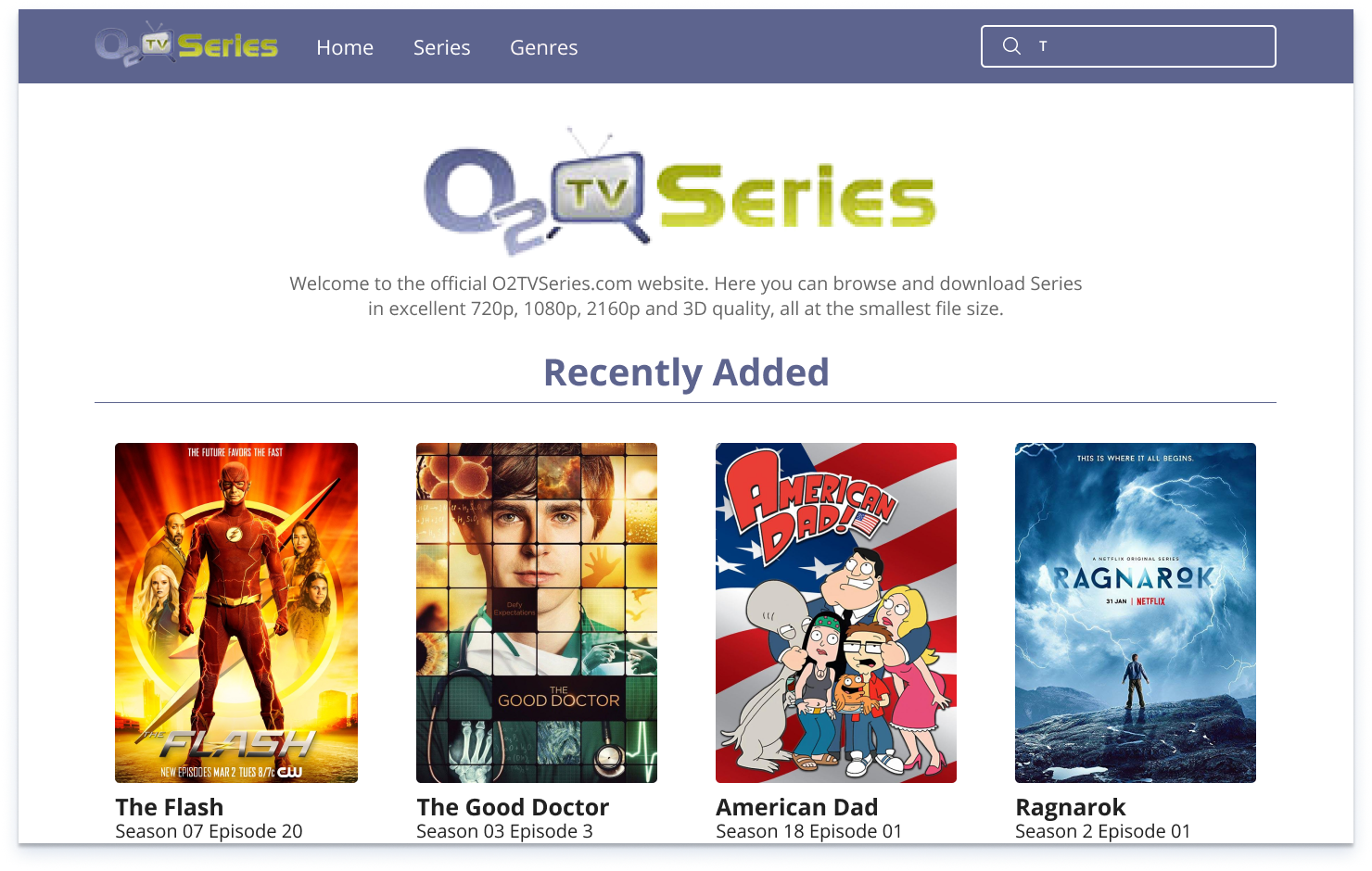 A screenshot of web page