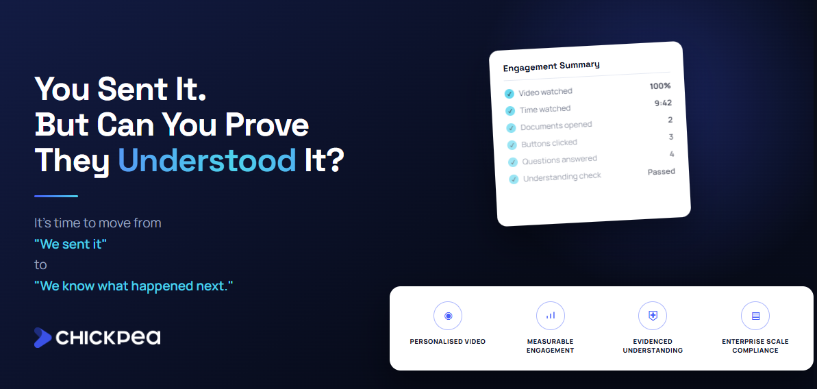 You Sent It. But Can You Prove Your Prospect or Client Understood It?