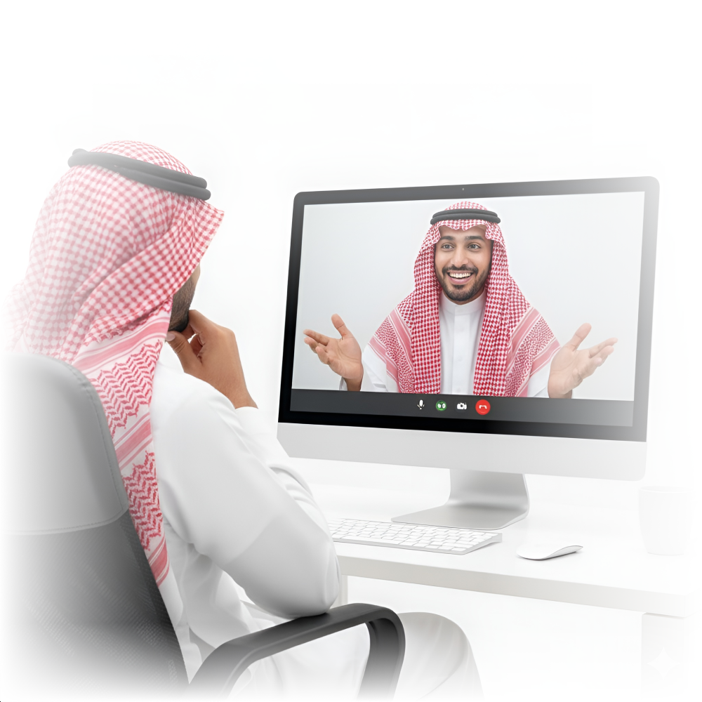 Two people meeting about E-invoice