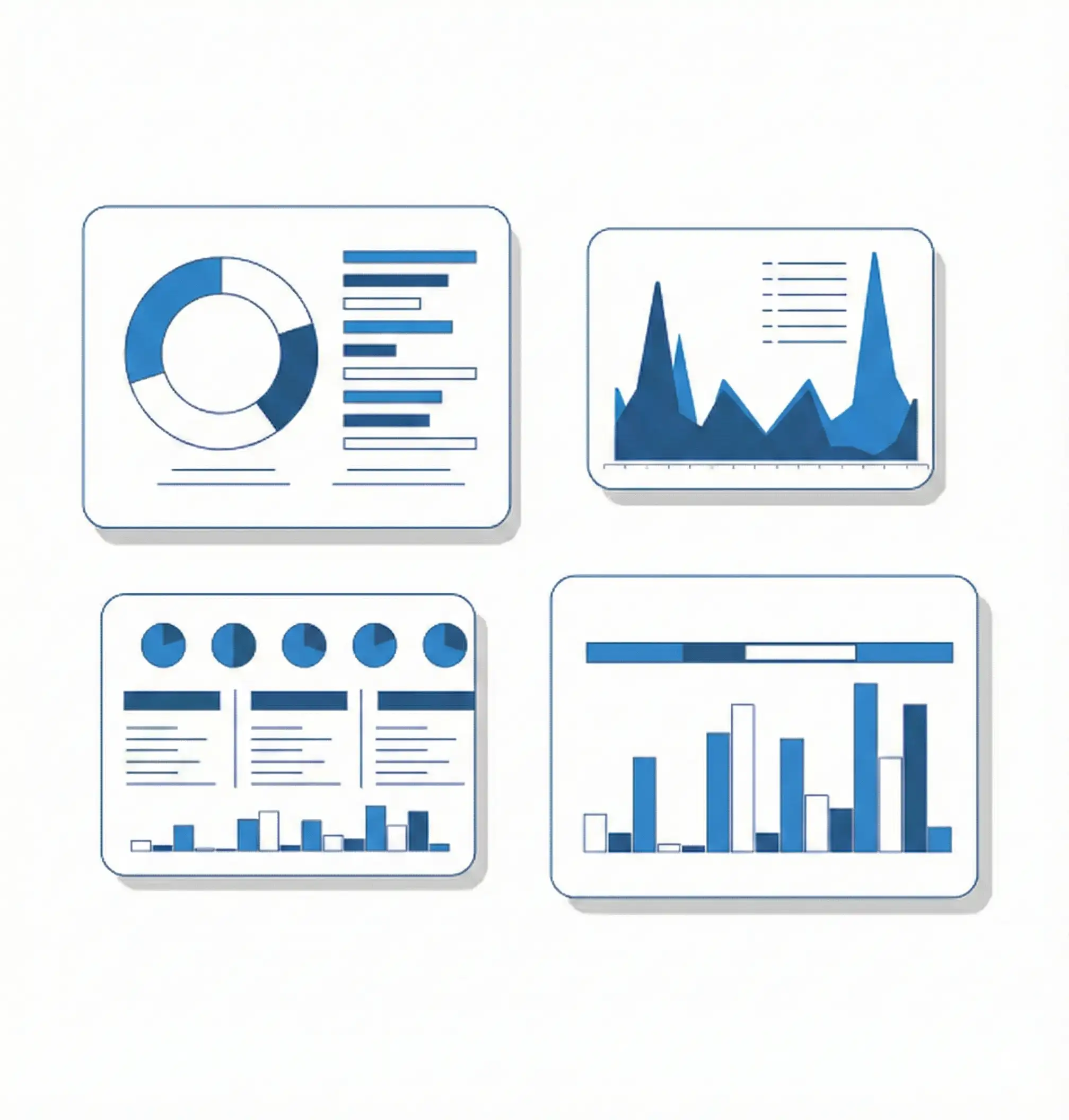 a money and charts thumbnail represents Financial Model service from Pi Flow Company