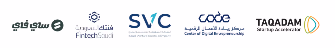 A collection of Pi Flow's client logos showcasing trusted partnerships across various industries in Saudi Arabia.