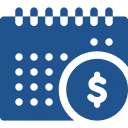 Icon of a blue target with concentric circles and crosshairs symbolizing targeting or focus.
