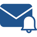 Blue clipboard with a checklist and a pen icon.