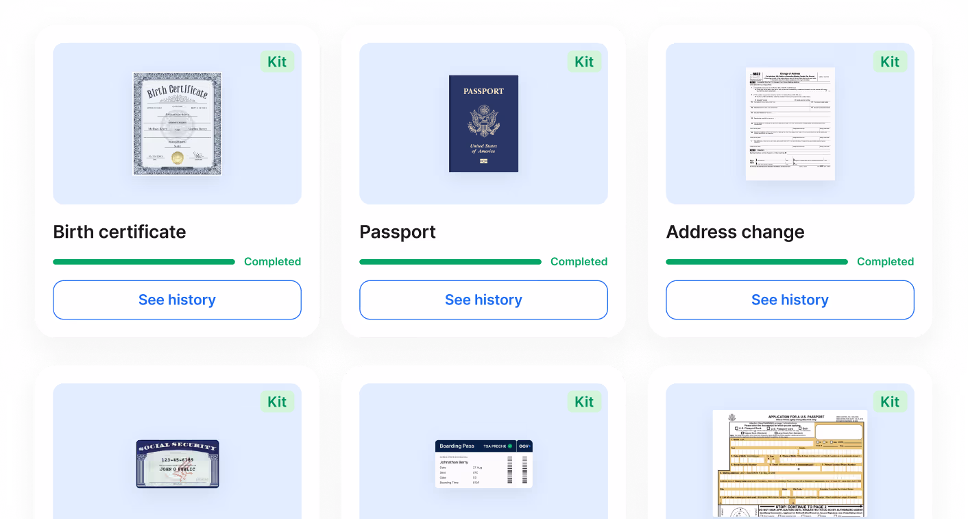 Applications completed