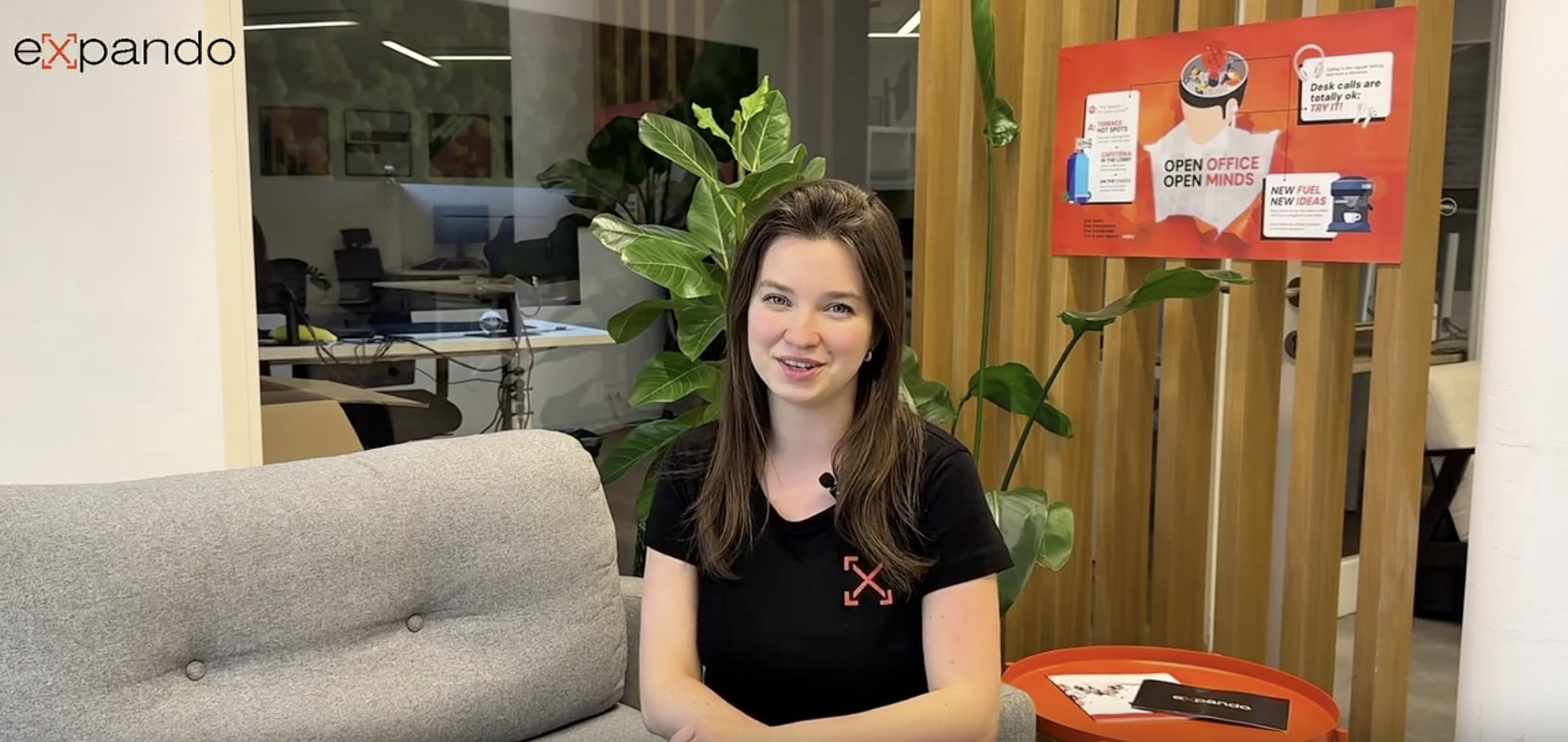 Iryna Mavrodii, Global Sales Manager at EXPANDO, in the video on the Amazon EU Agency Program page