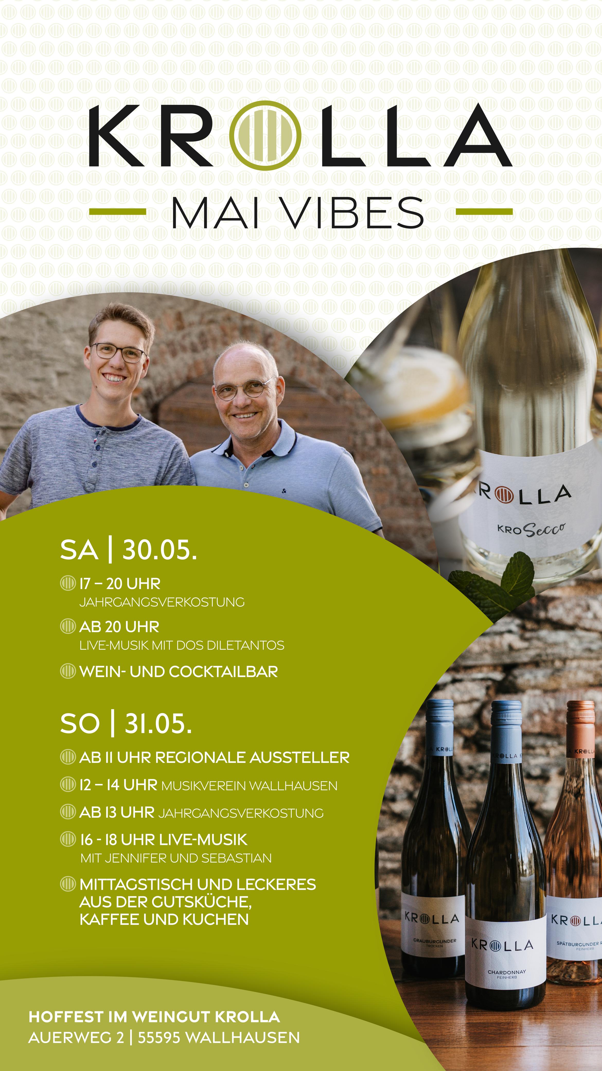 Hoffest Mai Vibes 2026 Programm SA und SO