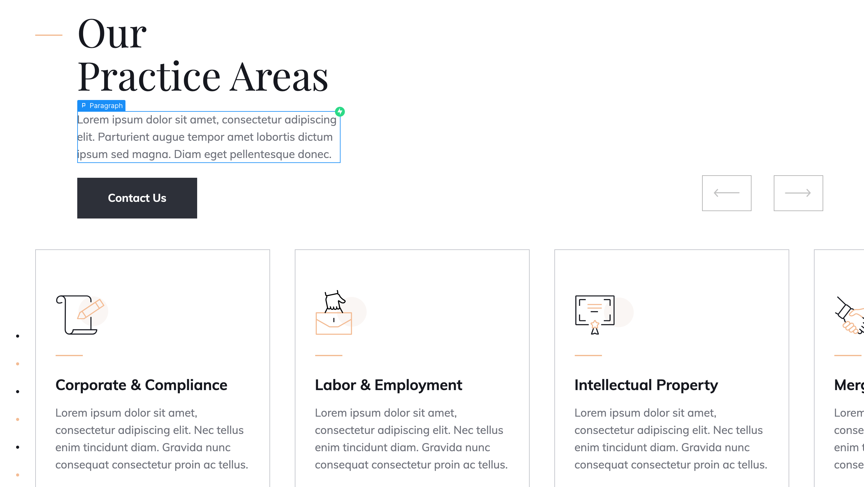 Static Content - Justicia Webflow Template