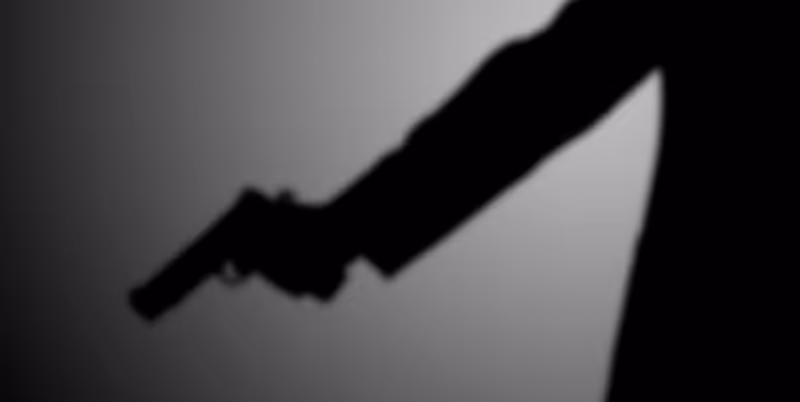 Active shooter silhouette