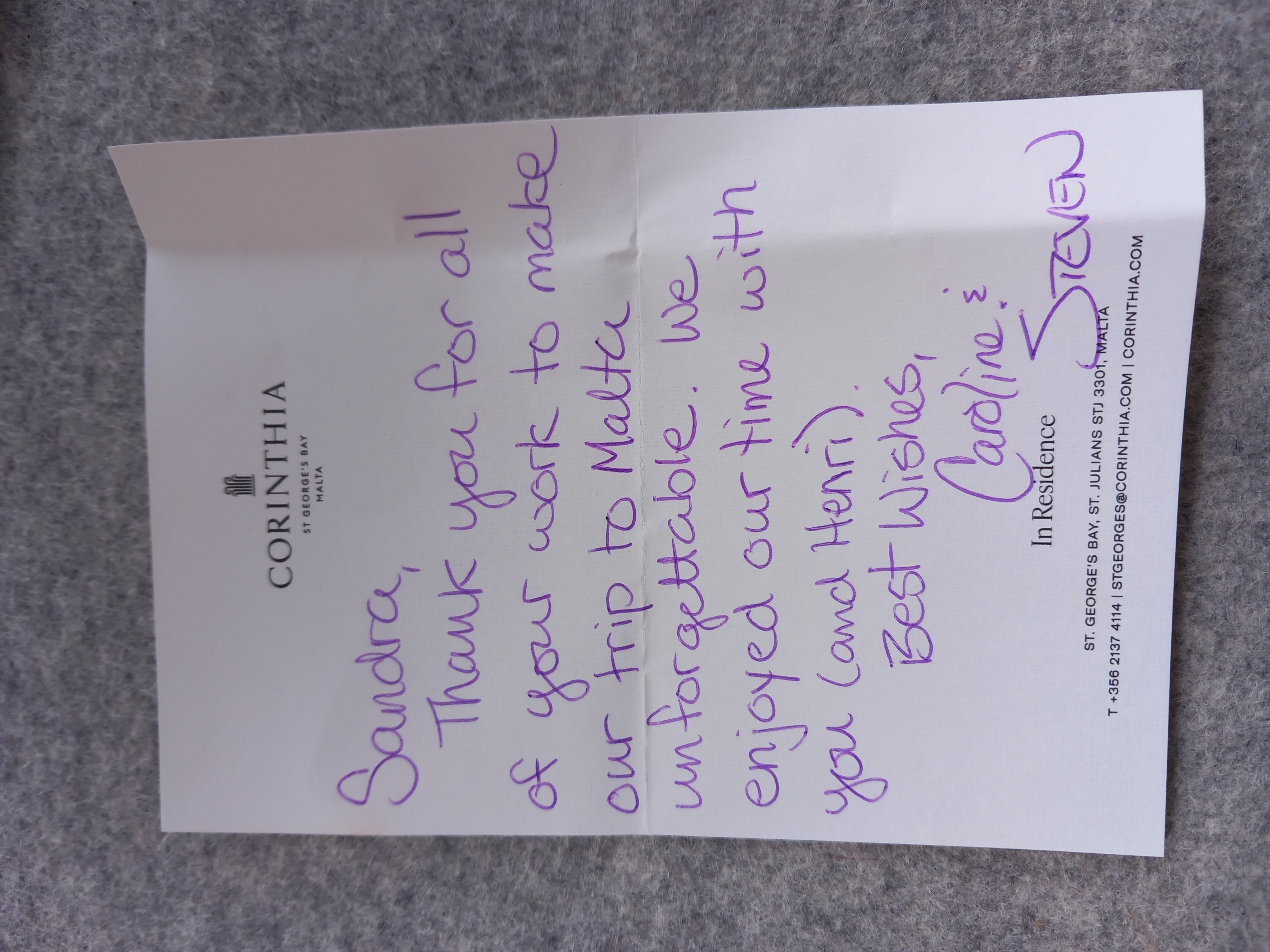 Thank You Note