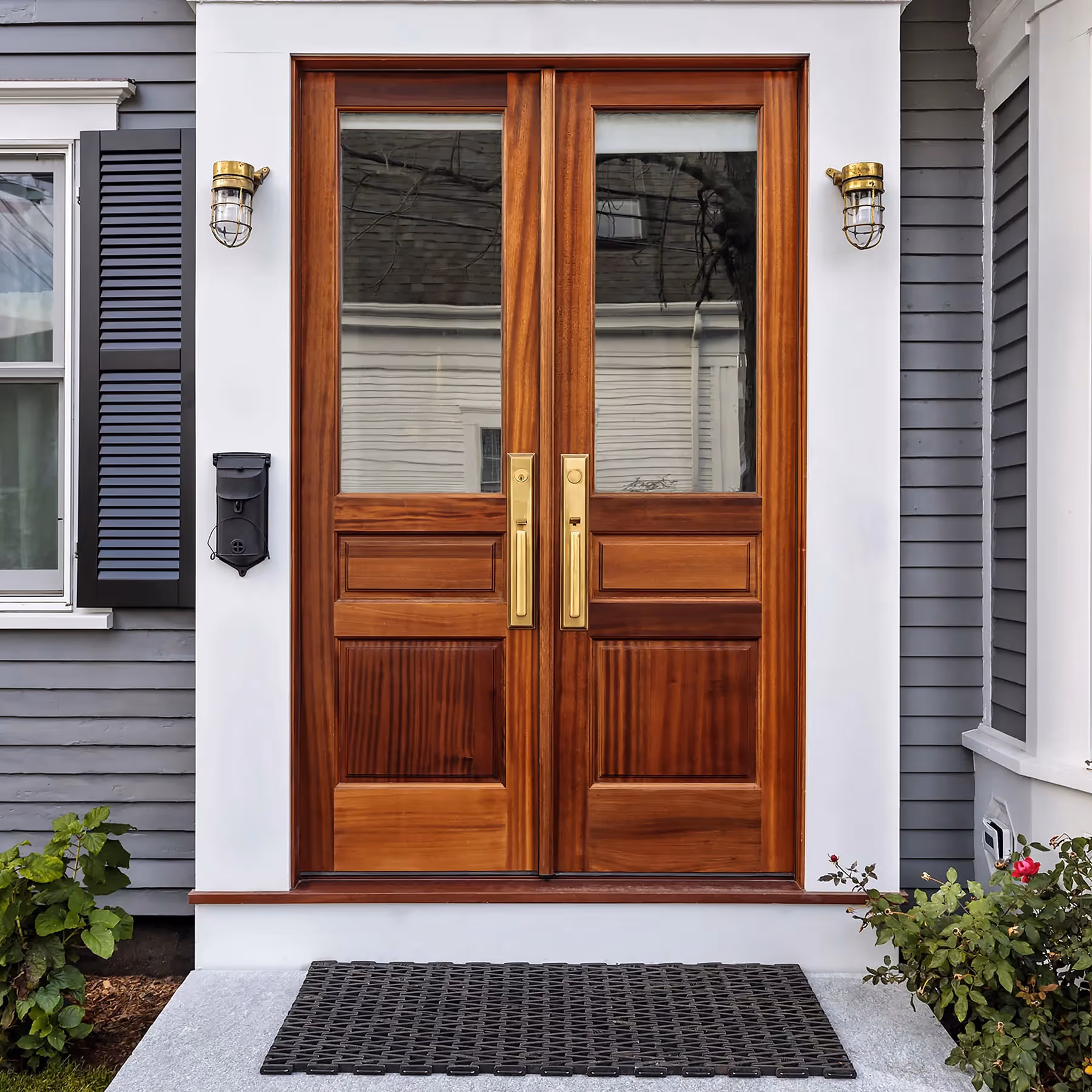 Fantasy Finishes entryway restoration, cabinet repair renovation, interior painting on Long Island New York 631-278-5096