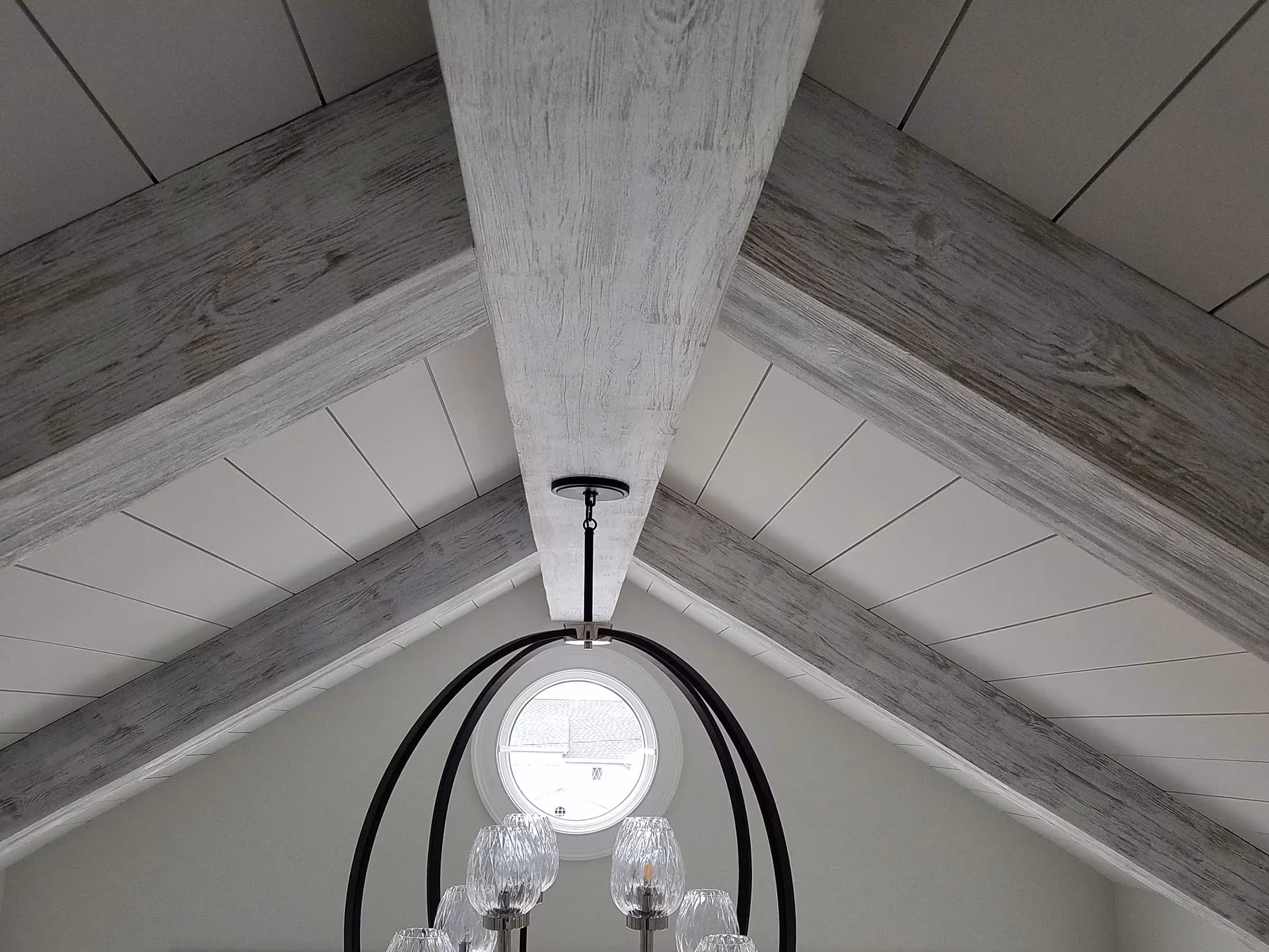 Fantasy Finishes entryway restoration, cabinet repair renovation, interior painting on Long Island New York 631-278-5096