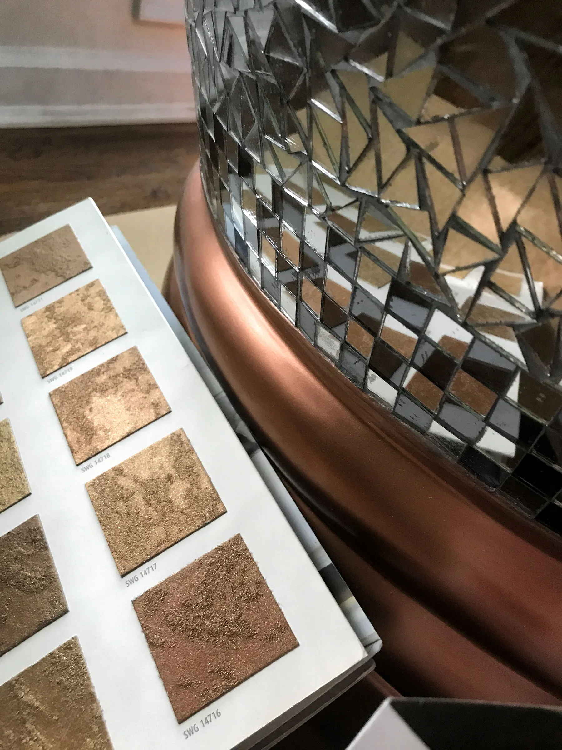 Fantasy Finishes entryway restoration, cabinet repair renovation, interior painting on Long Island New York 631-278-5096