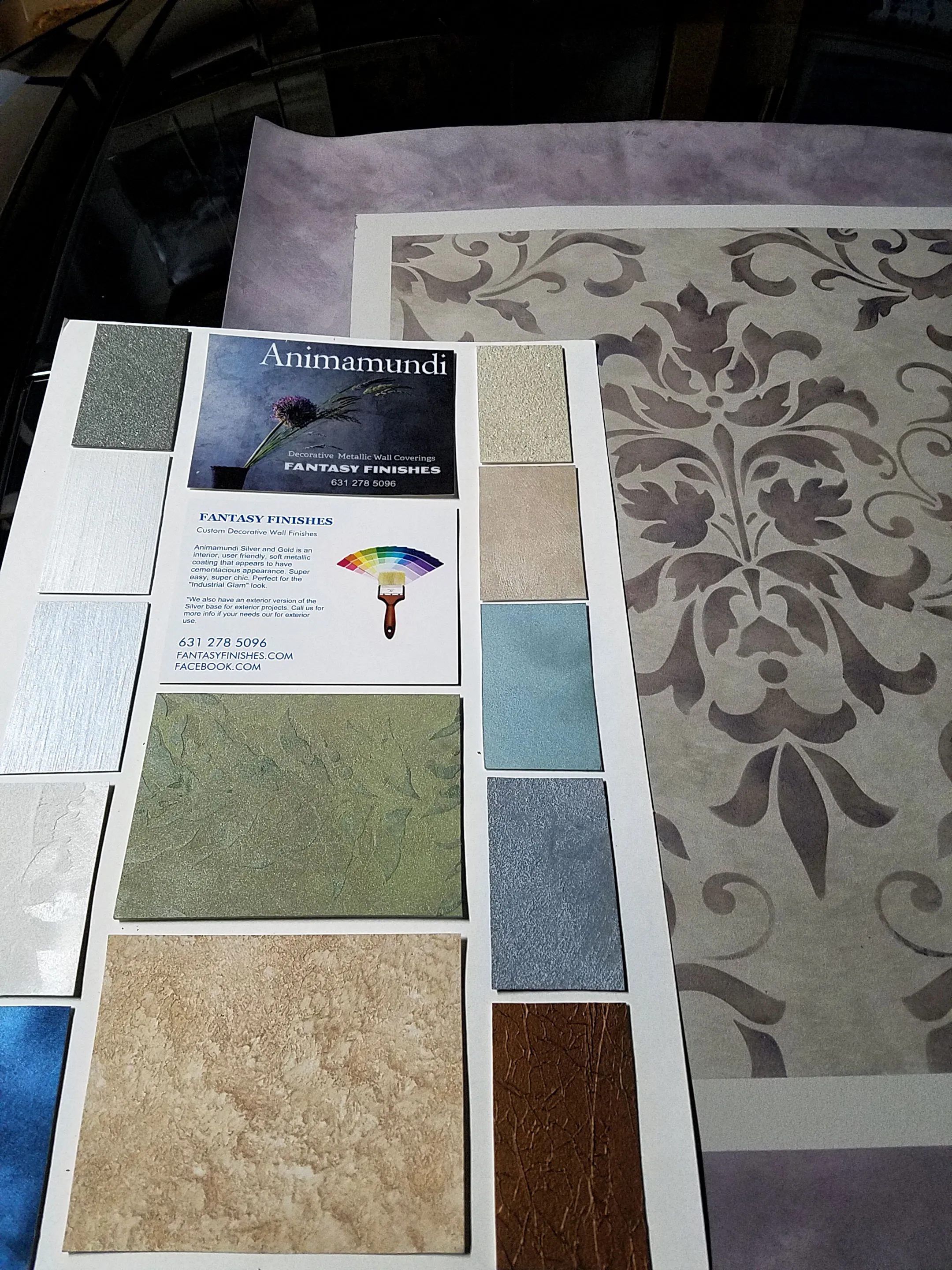 Fantasy Finishes entryway restoration, cabinet repair renovation, interior painting on Long Island New York 631-278-5096