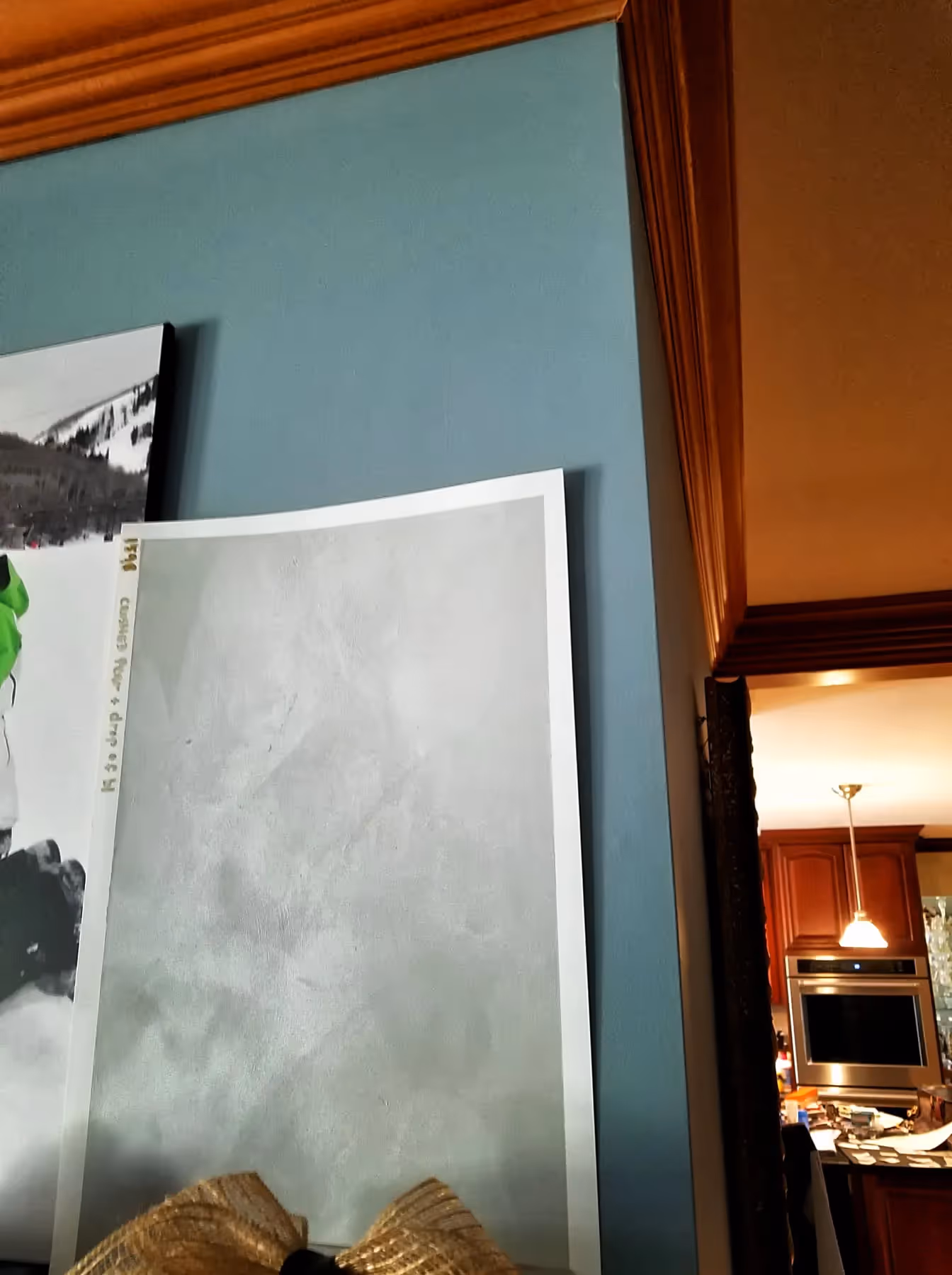 Fantasy Finishes entryway restoration, cabinet repair renovation, interior painting on Long Island New York 631-278-5096