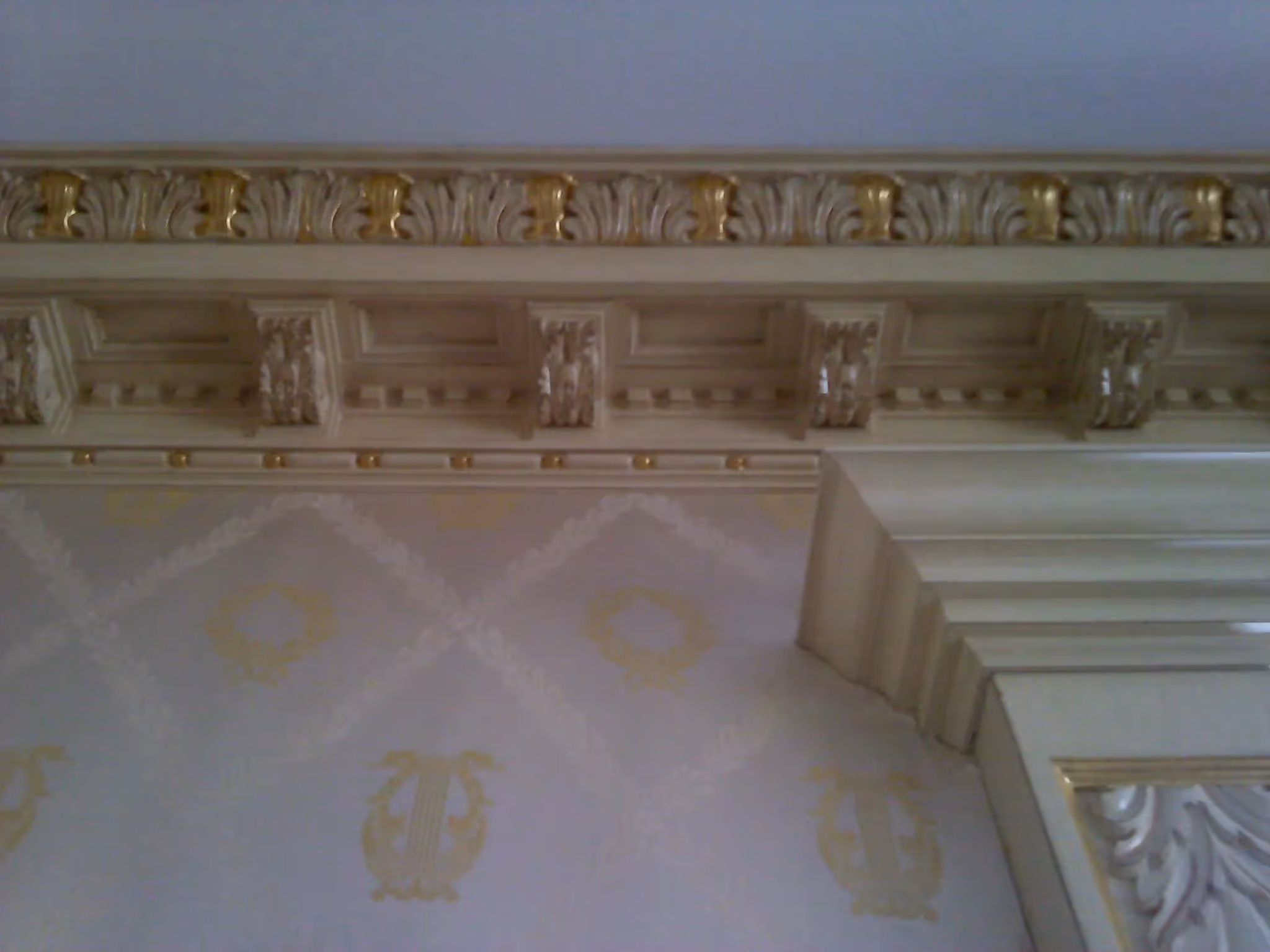Fantasy Finishes Signature Project—entryway restoration, cabinet repair renovation, interior painting, decorative painting
