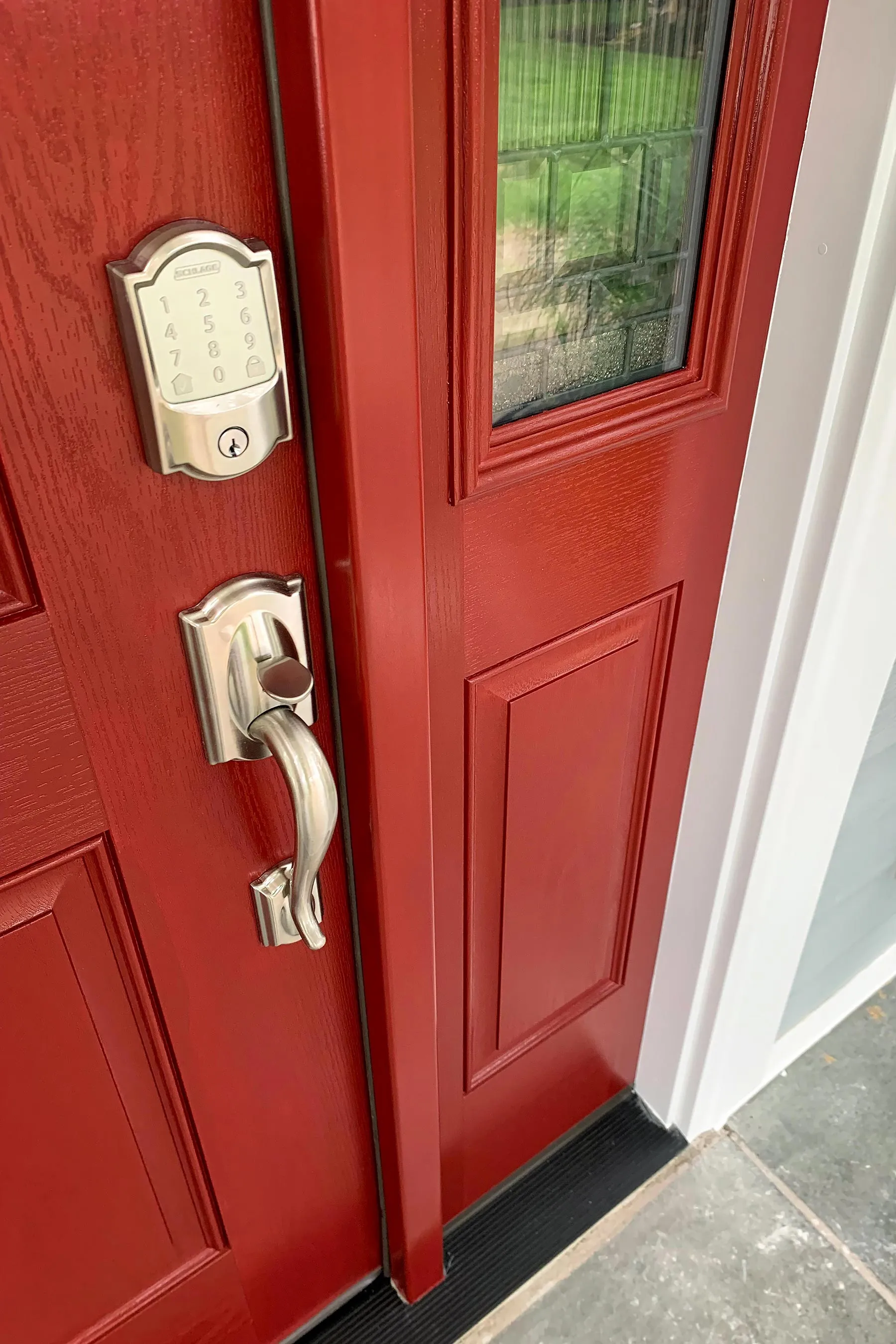 Fantasy Finishes entryway restoration, cabinet repair renovation, interior painting on Long Island New York 631-278-5096