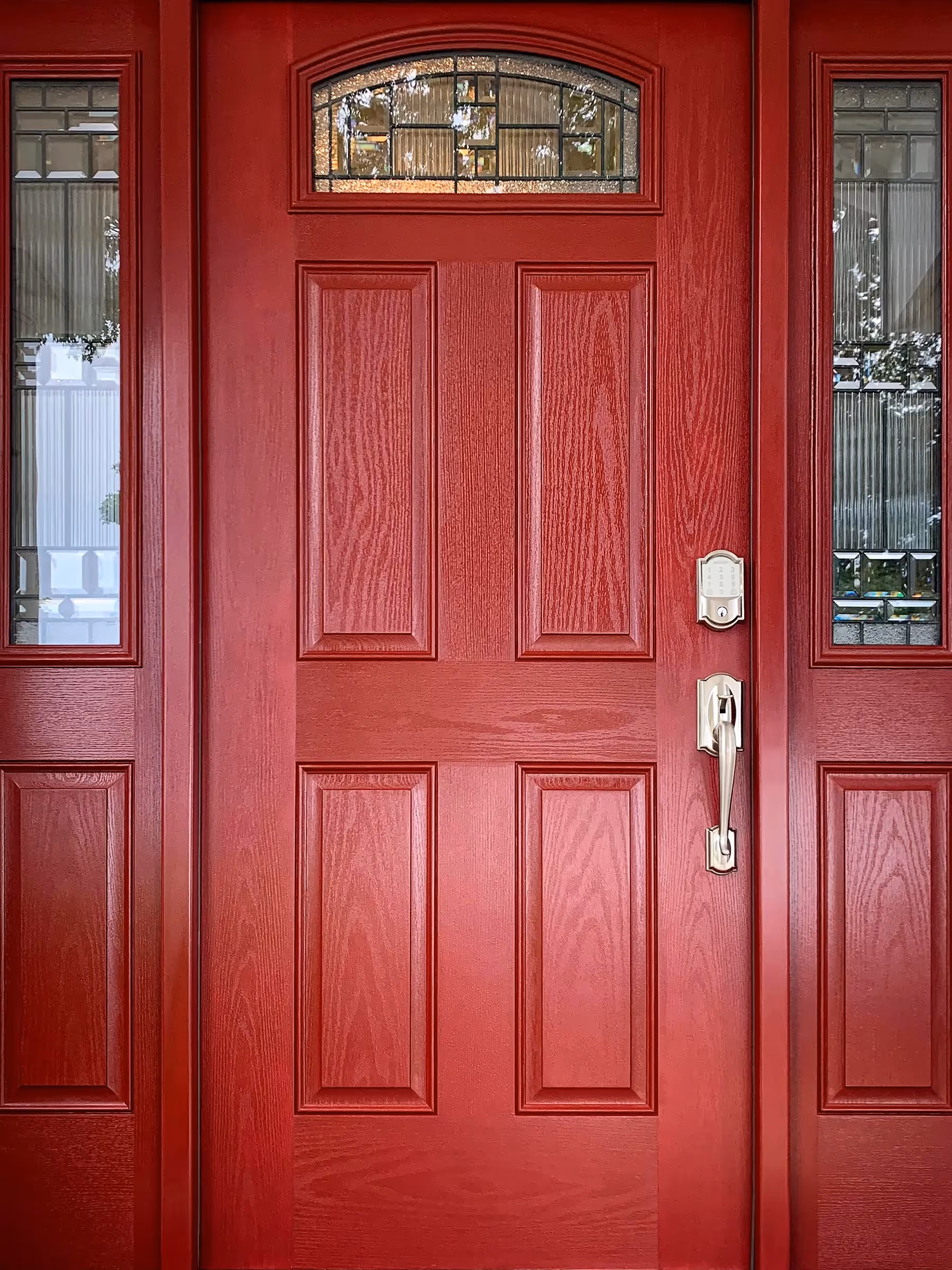 Fantasy Finishes entryway restoration, cabinet repair renovation, interior painting on Long Island New York 631-278-5096