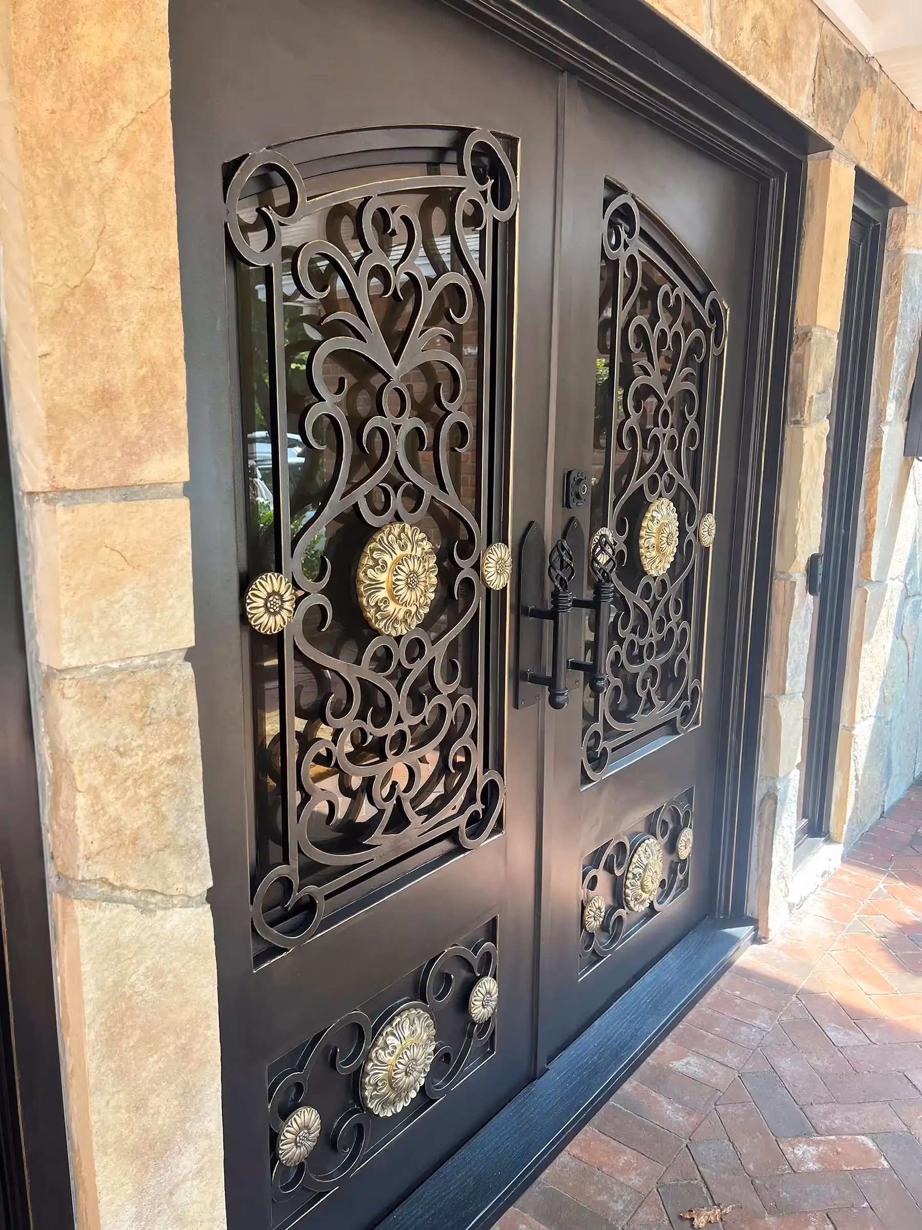 Fantasy Finishes | Iron entryways are a popular architectural choice for homeowners.