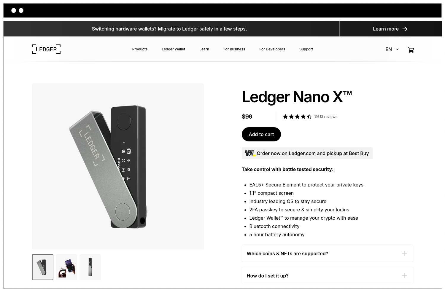 Ledger Nano X