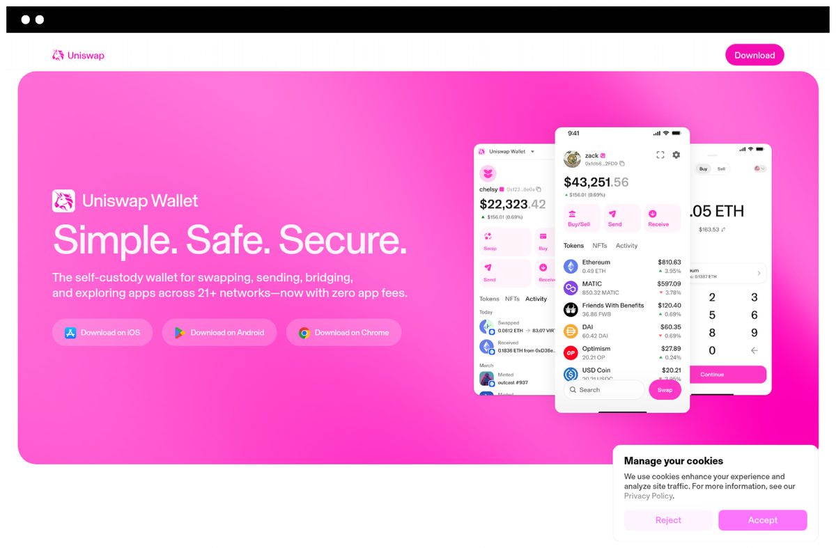 best-crypto-apps-for-beginners-uniswap-wallet