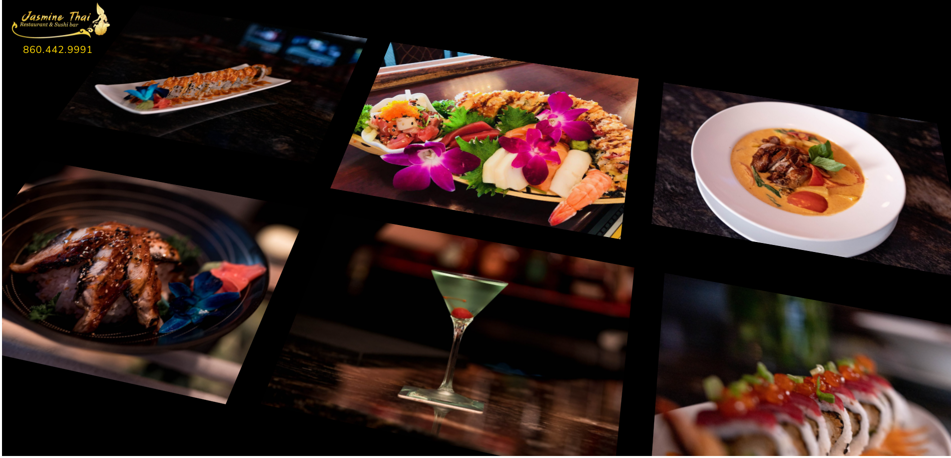 Picture of Jenny Roll - Shrimp tempura, asparagus & avocado, topped with crispy tuna, served with spicy mayo & eel sauce.