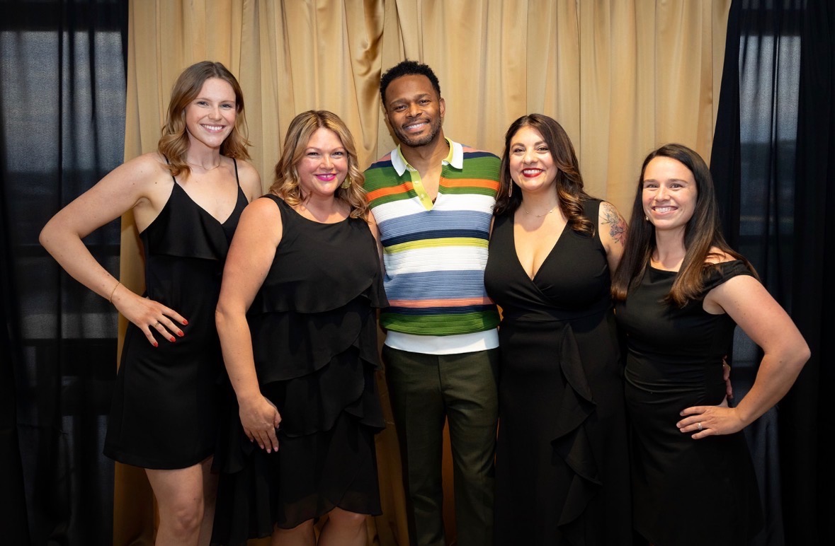 The WAF team at the Steel in Motion draft party