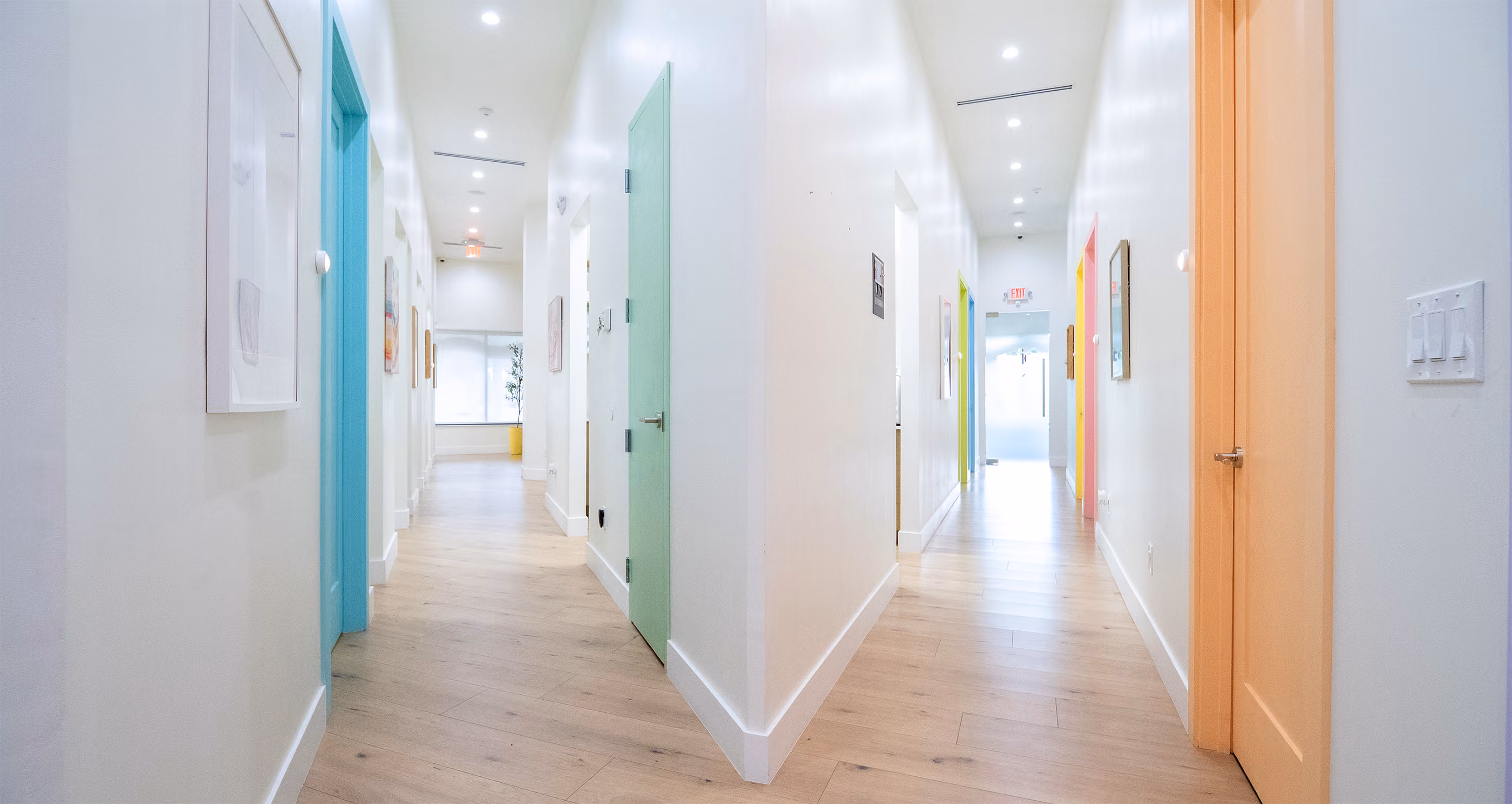 Spacious office at Bite Pediatric Dentistry with modern decor, designed for comfort and functionality