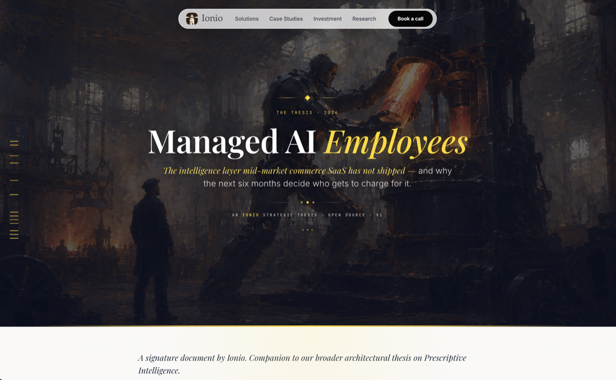 Managed AI Employees thesis