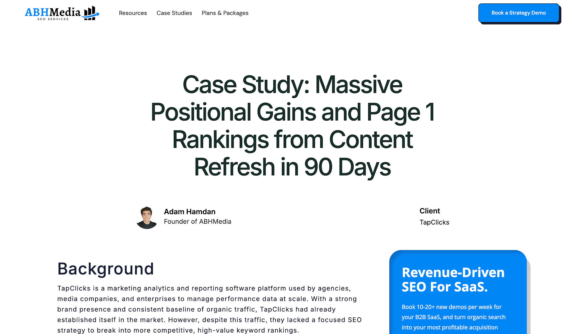 TapClicks case study