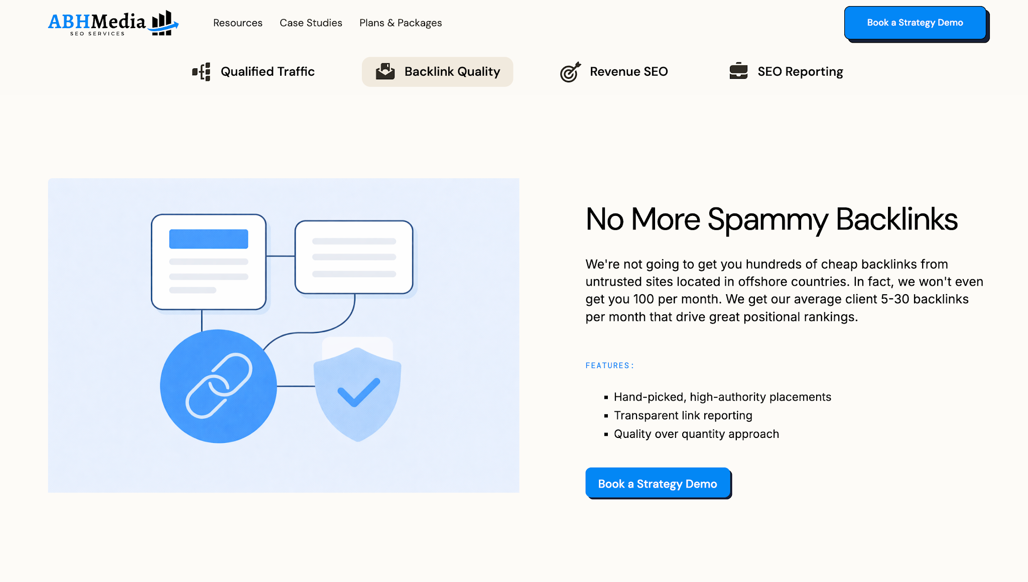 ABHMedia no more spammy backlinks 