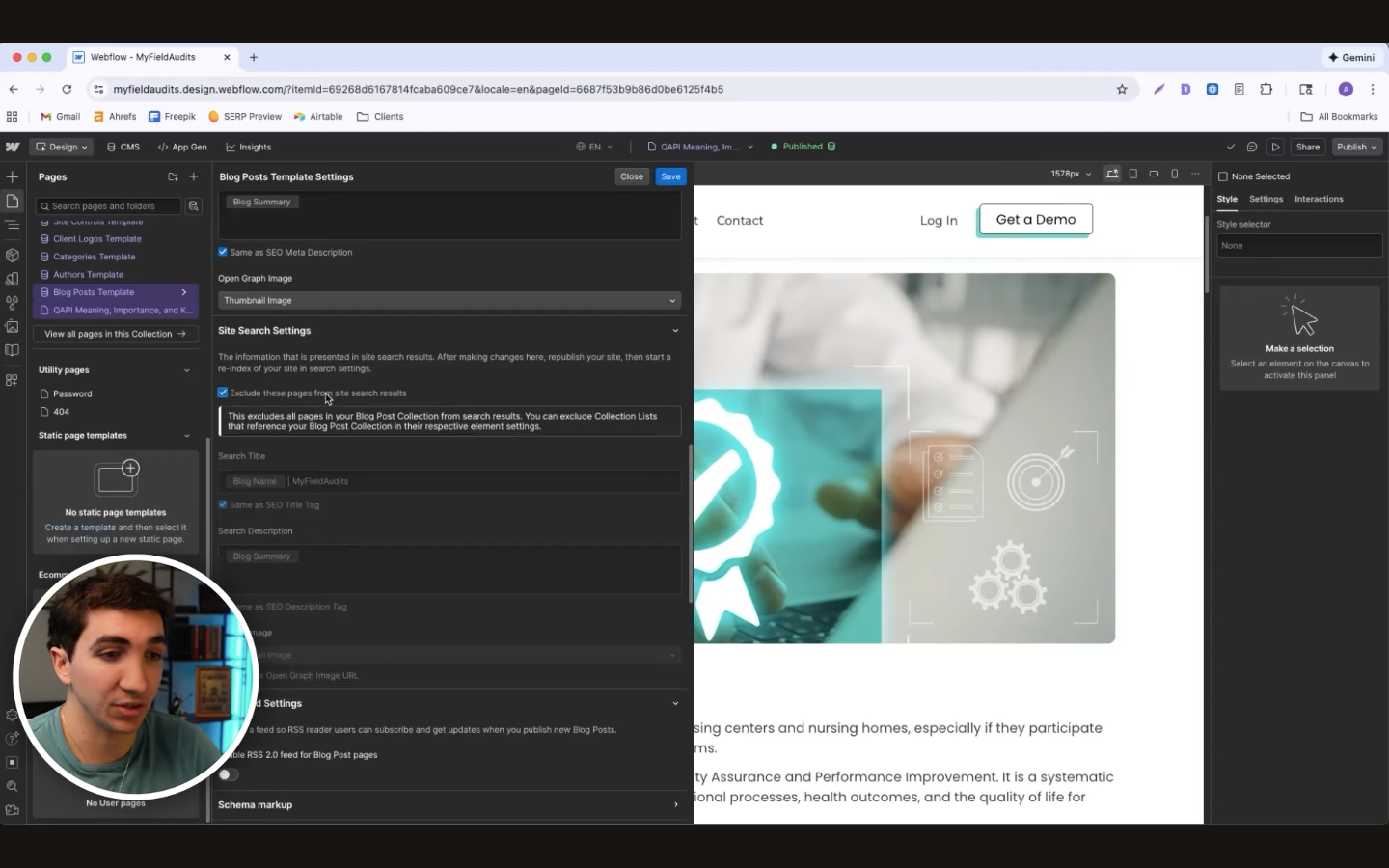 Checking Accidental Noindex Tags