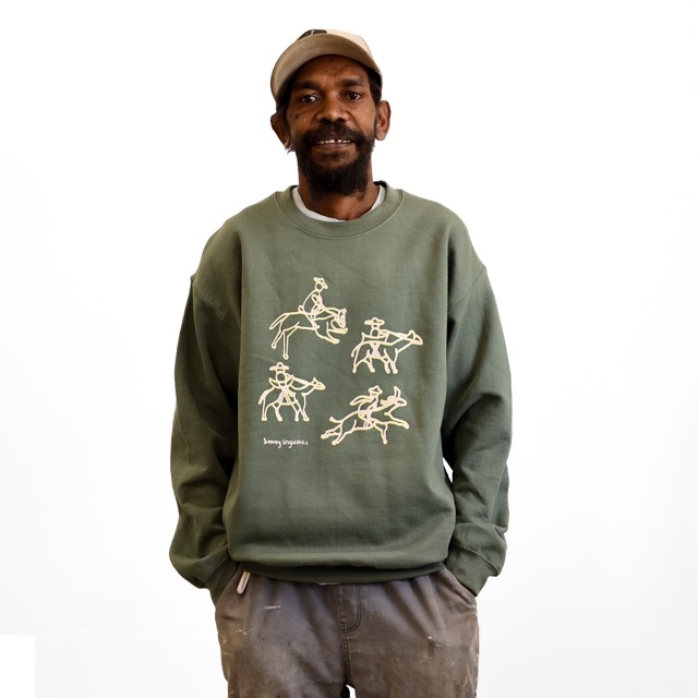 Cowboy Crewneck Sweater