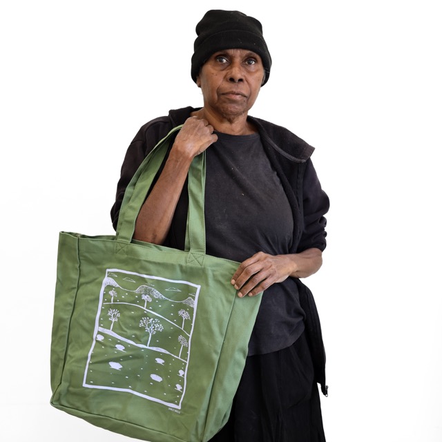 Spinifex Country Tote Green