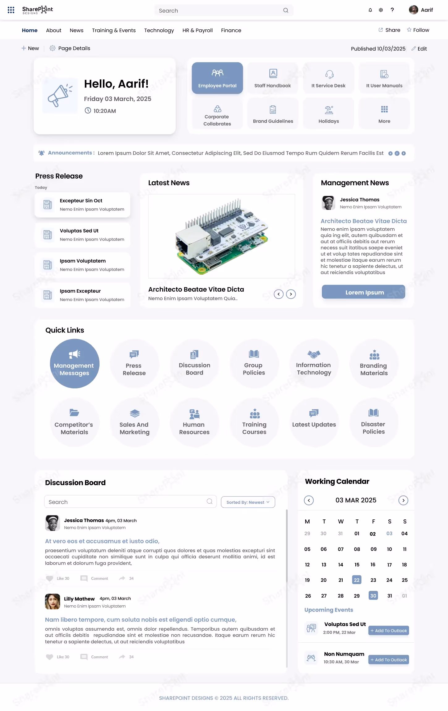 Consume Electronics Template 3