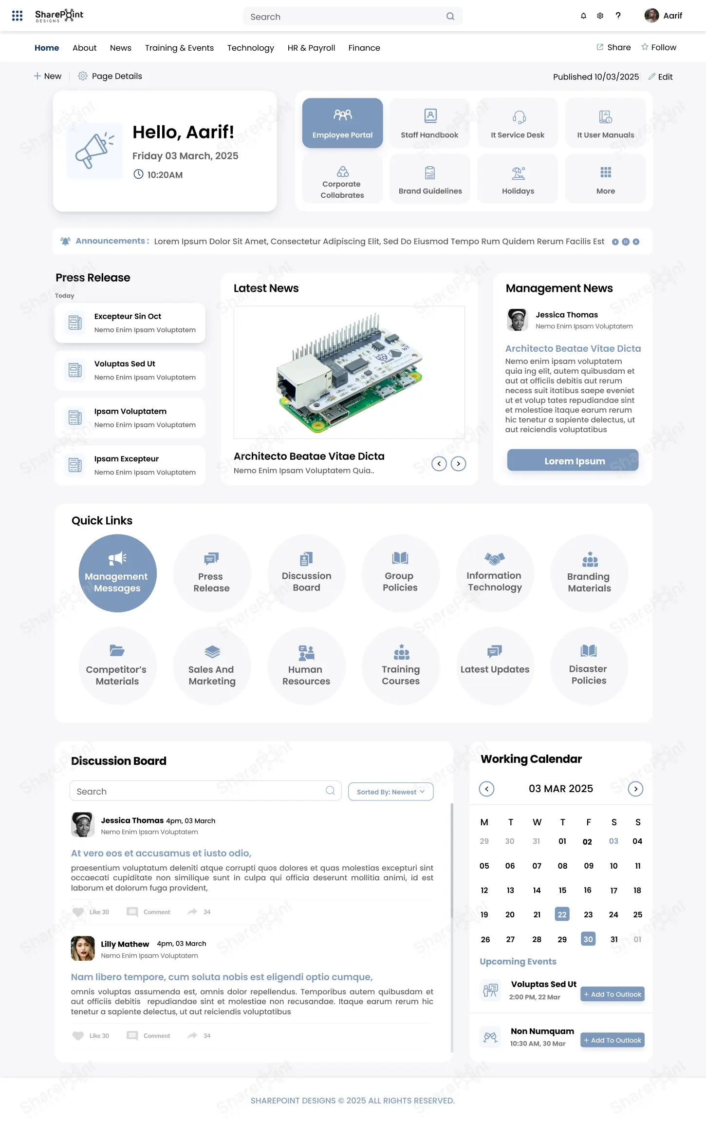 Consume Electronics Template 3