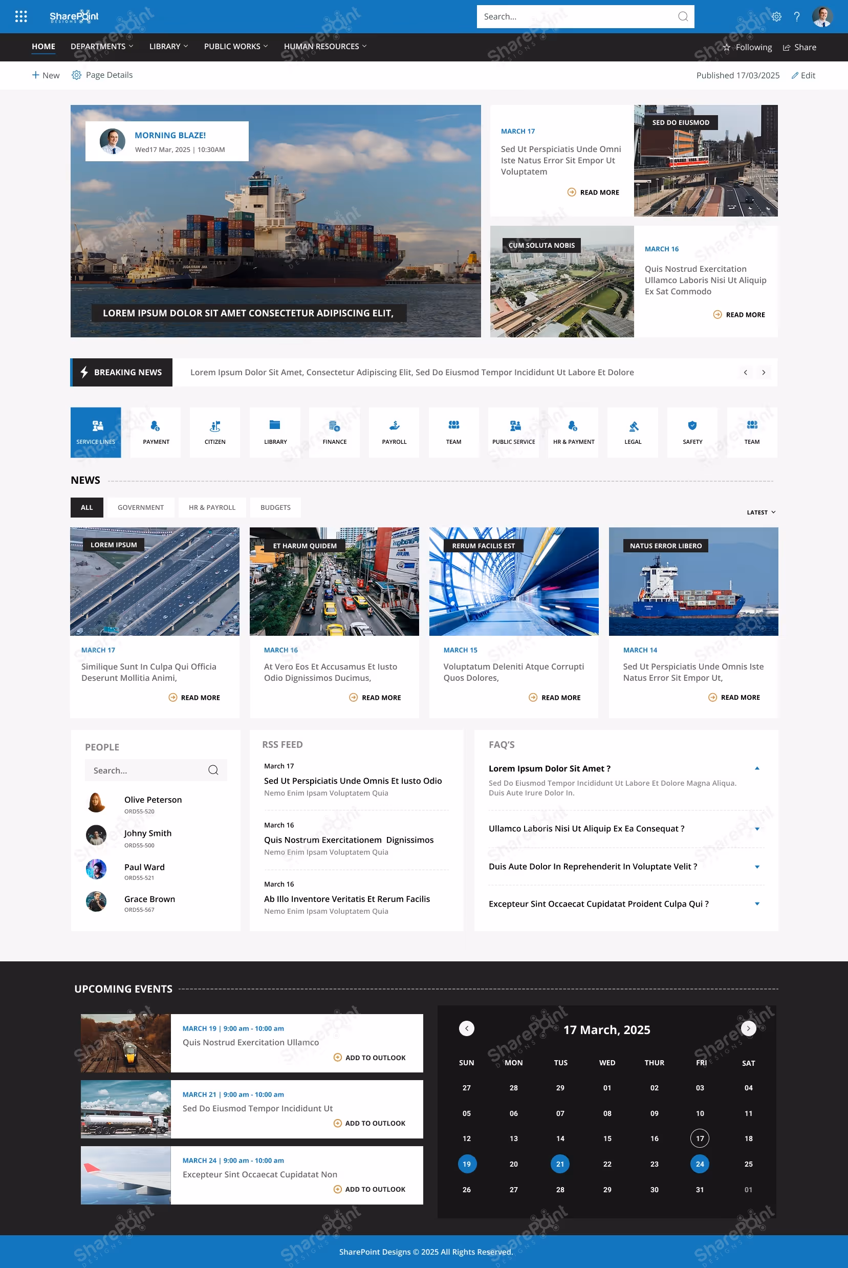 Logistics Transport Template 3